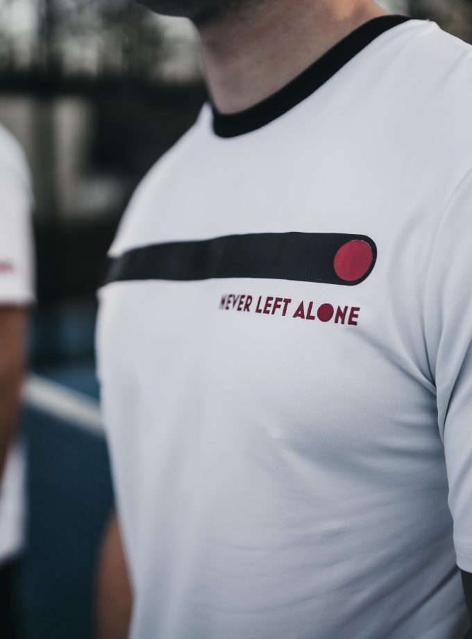 Never Left Alone Shirt White | Left Player