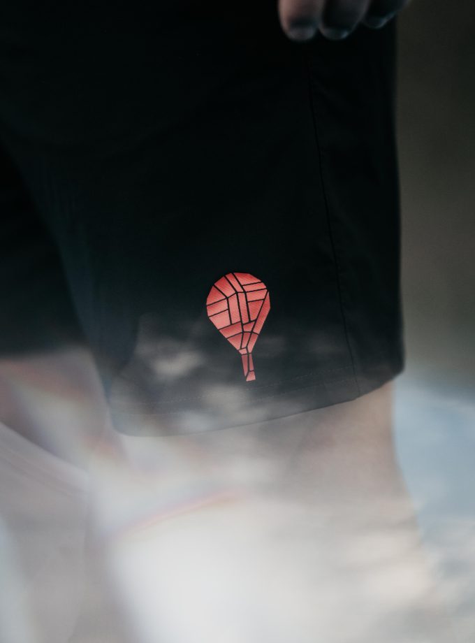 Ball & Racket Team Combo | 2 Red Print Shorts