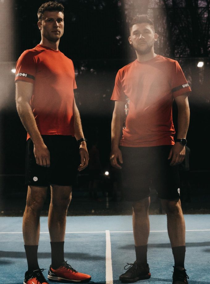 Ball & Racket Team Combo | 2 White Print Shorts