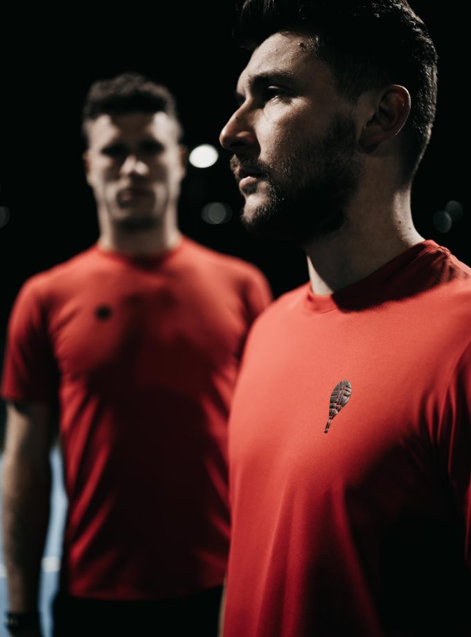 Ball & Racket Team Combo | 2 Red Shirts