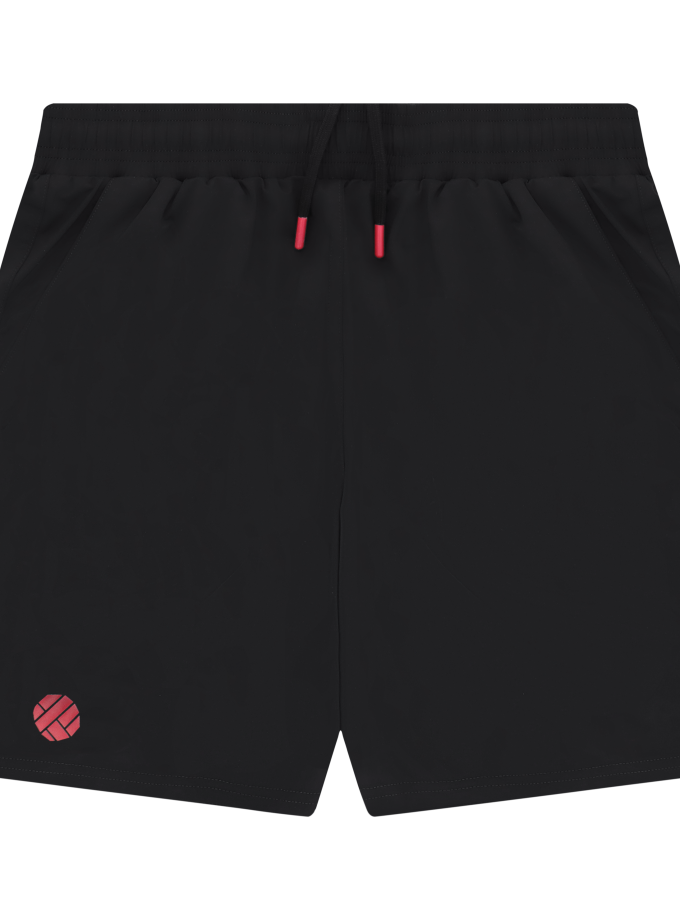 Ball & Racket Team Combo | 2 Red Print Shorts