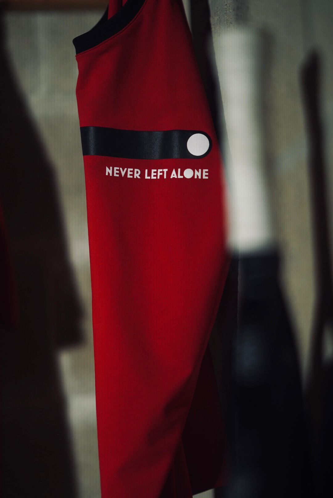 Never Left Alone Shirt Red | Left Player - Image 5