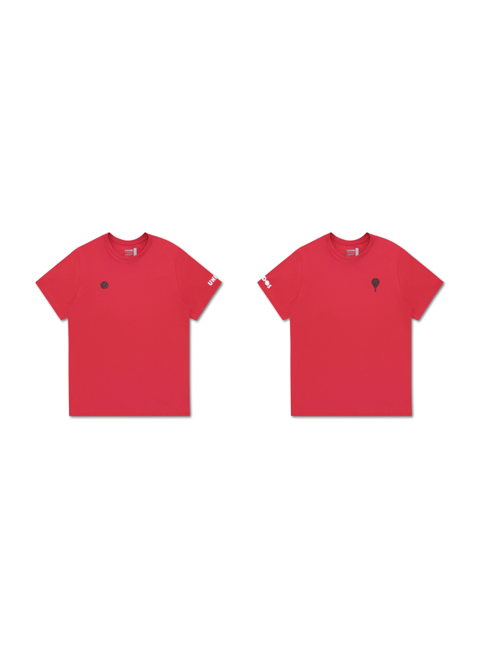 Ball & Racket Team Combo | 2 Red Shirts