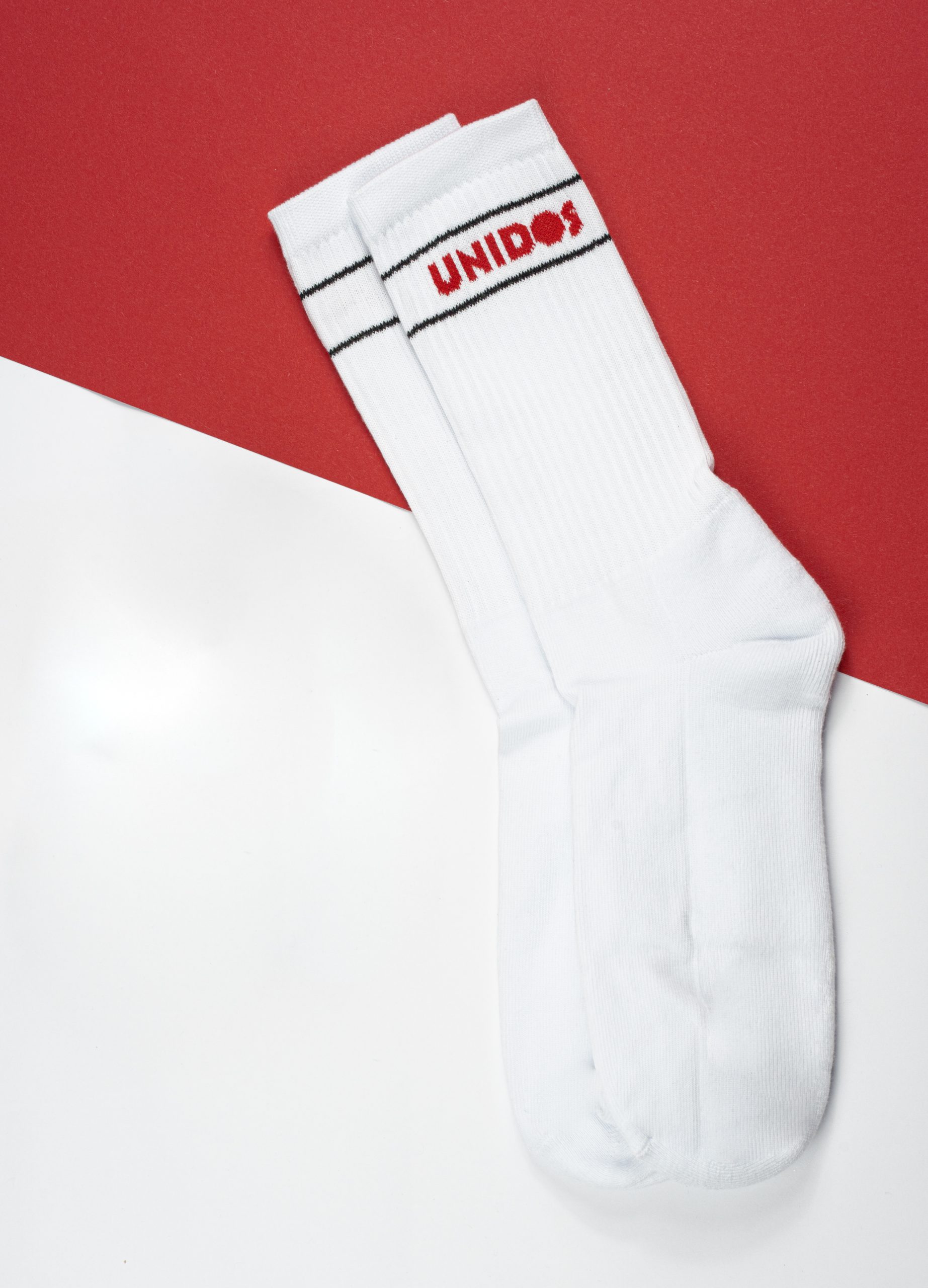 Retro Socks White - Afbeelding 2