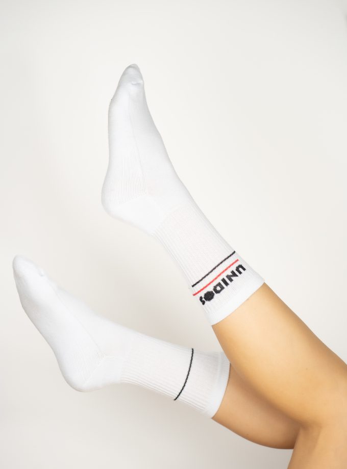 Striped Socks White